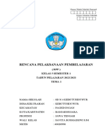 RPP Kelas 5 Tema 1