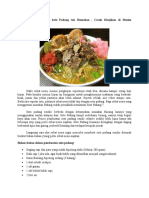 Resep Simple Membuat Soto Padang Ala Rumahan