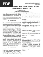 Intuitionistic Fuzzy Soft Matrix Theory and Its Application in Human Life