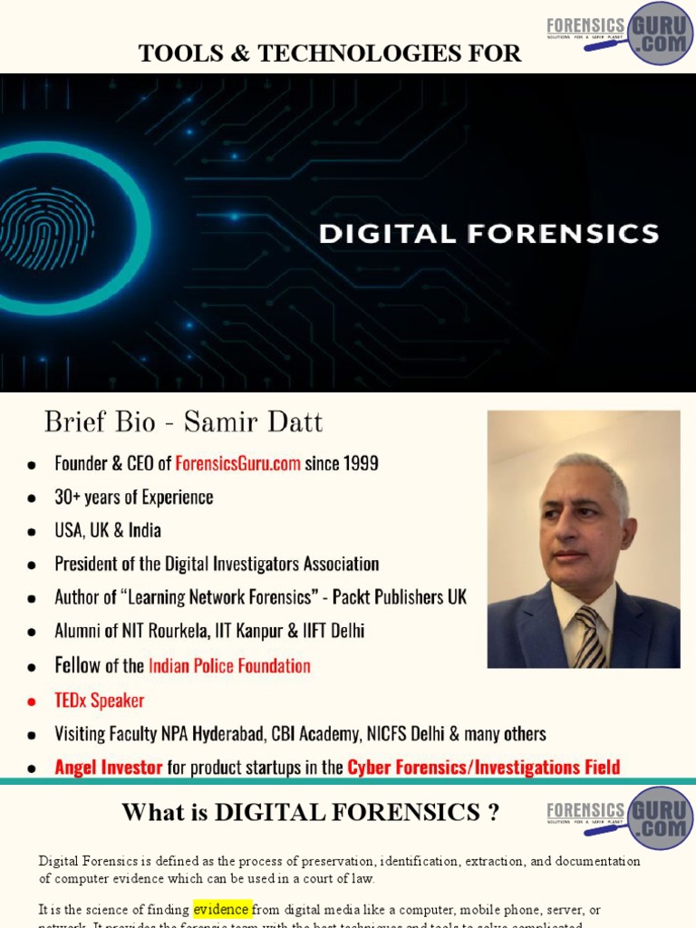 Digital Forensics Tools and Techniques | PDF | Computer Forensics ...