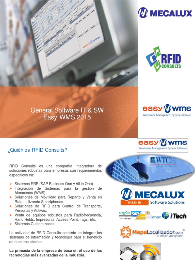 Presentacion WMS Feb15 | PDF | Servidor (Computación) | Software