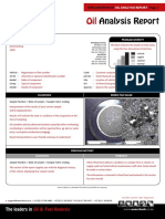 Oil Analysis Report Explanation