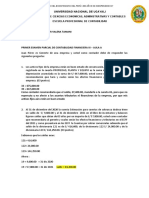 Primer Examen Parcial de Contabilidad Financiera Iii Aula A 2021