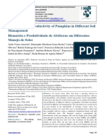 Biometrics and Productivity of Pumpkins in Different Soil Management