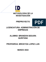 Preproyecto Metodologia