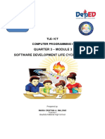 Grade 9 TLE - ICT Computer Programming I Quarter 3 - Module 3 SDLC Models