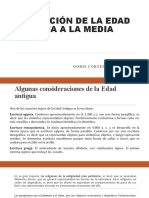 Transición de La Edad Antigua A La Media