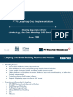 LEAPFROG - PTFI Leapfrog Geo Implementation