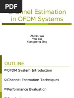 Channel Estimation in Ofdm