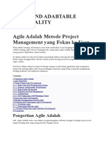 Agile and Adabtable Personality