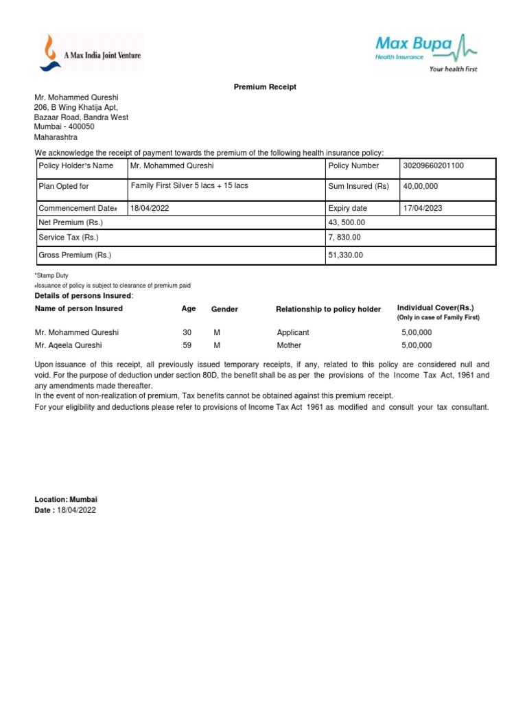 Health Insurance Parents | PDF