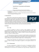 LP1 - ProfEd3 - Assessment in Learning 1 Student