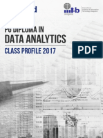 PG Diploma in Data Analytics Class Profile 2017