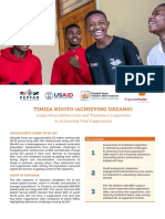 Timiza Ndoto Project Brief 081821