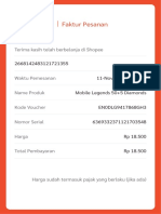 Faktur Pesanan: Voucher Game