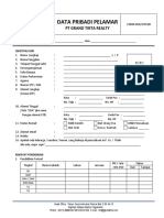 Form Data Pribadi Pelamar - GTR