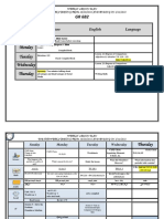 Weekly Plan For Grade 6b2