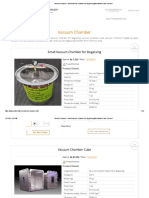 Vacuum Chamber - Small Vacuum Chamber For Degassing Manufacturer From Chennai