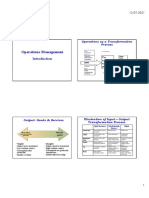 1 Operations Management Introduction