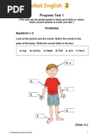 Grade 3 Cambridge English Sample Test | PDF