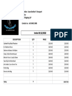 Invoice 6 Desember 2022