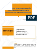 Estrategias Que Promueven La Comprensión