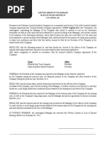 Company Mandate Letter Template | PDF