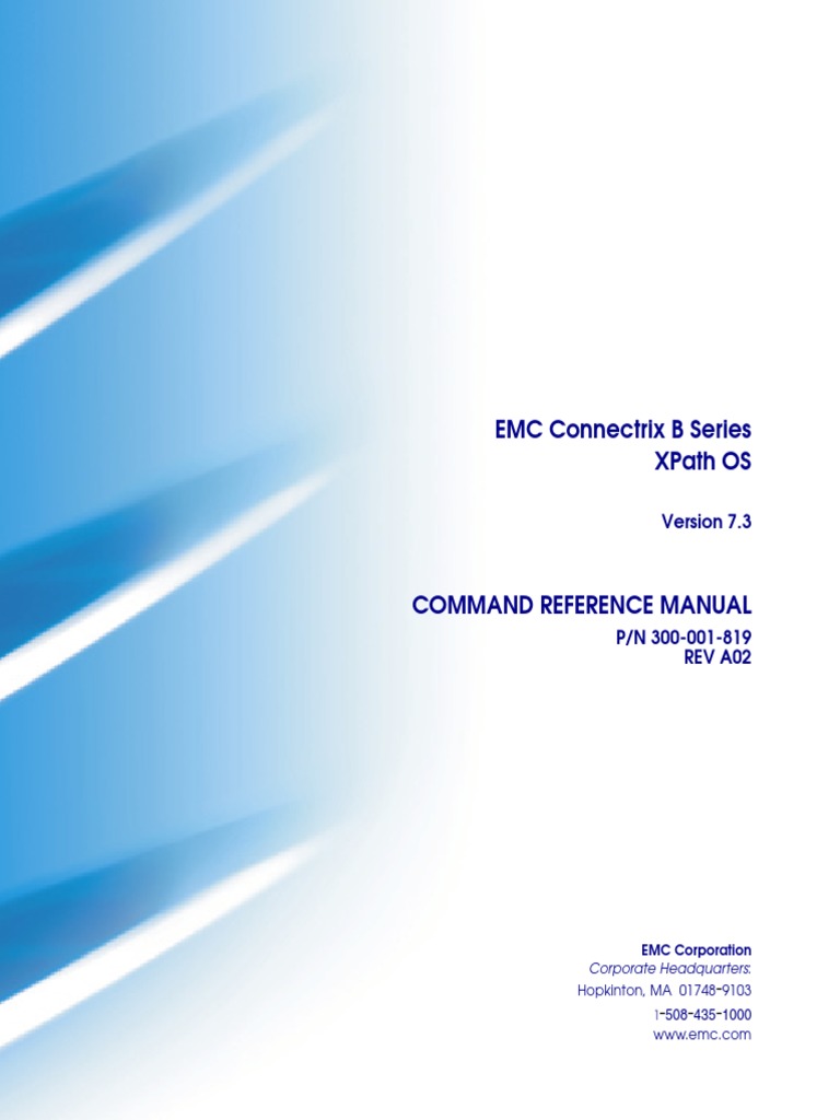 Connectrix B Series CLI Reference Manual | PDF | Command Line Interface ...