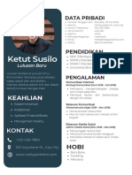 CV Resume Pekerjaan Produser Film Senior