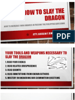 How To Slay The Dragon BAR EXAM