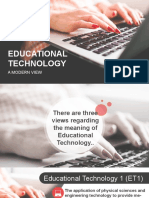 EDUC2093 1 - EducationalTechnologyAModernView