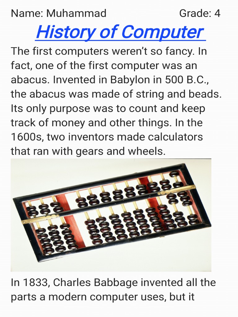 Short History Of Computer Graphics