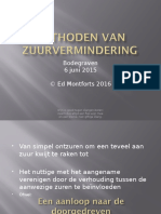 Methoden Van Zuurvermindering Bodegraven 6 Juni 2016