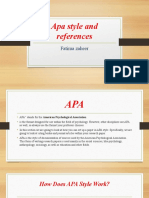 Apa Style and Refrences-2