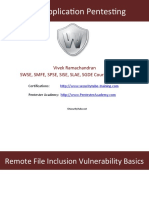 041 Remote File Inclusion Vulnerability Basics