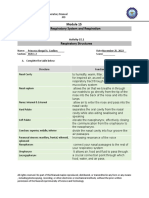 CAOLBOY Module 15 Activity Worksheet On Respiratory System