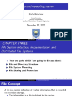 Advanced Operating System: Etefa Belachew