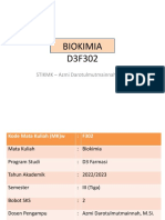 TM - 1 Kontrak Perkuliahan Biokimia D3