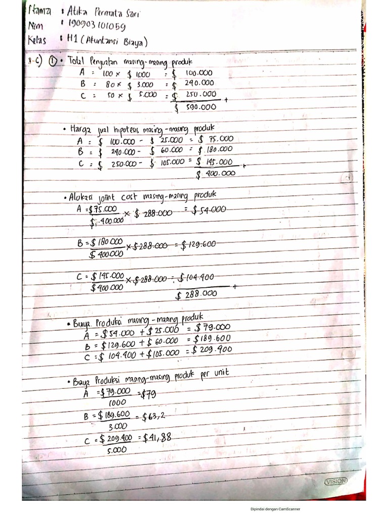 Atika Permata Sari - Akbh1 - Jointcost | PDF