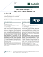 Proceedings of Osteorheumatology 2011