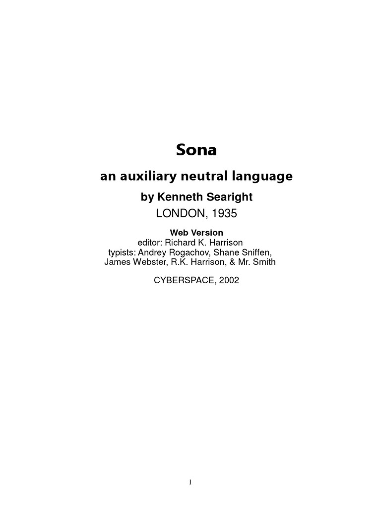 Sona Pdf Pdf Linguistic Morphology Grammar