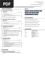 Nimish's Resume