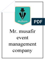 Mr. Musafir Event Management Company