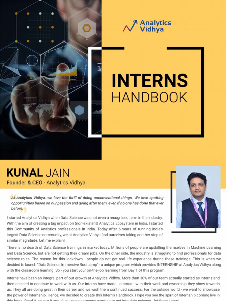 Intern Handbook | PDF