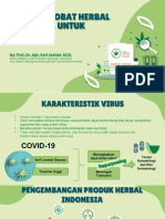 Uji Klinis Obat Herbal Indonesia-Keri Untuk FK UNDIP