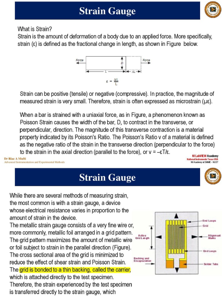 Strain Gauges PDF