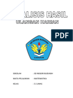 Cover Analisis Ulangan Harian