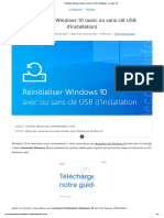 Réinitialiser Windows 10 (Avec Ou Sans Clé USB D'installation) - Le Crabe Info