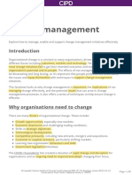 Factsheet - Change Management