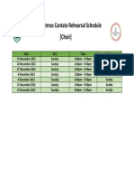 SFX Christmas Cantata 2022 Rehearsal Schedule (Choir)